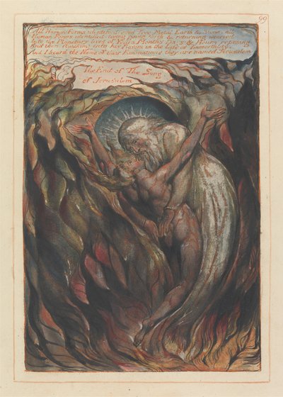 Jerusalem, Plate 99 by William Blake